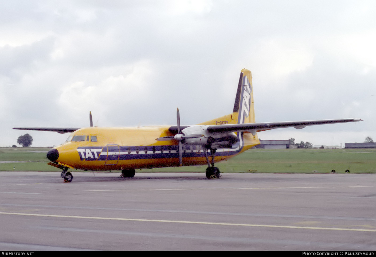 Aircraft Photo of F-GCPY | Fairchild Hiller FH-227B | TAT - Transport Aérien Transrégional | AirHistory.net #642273