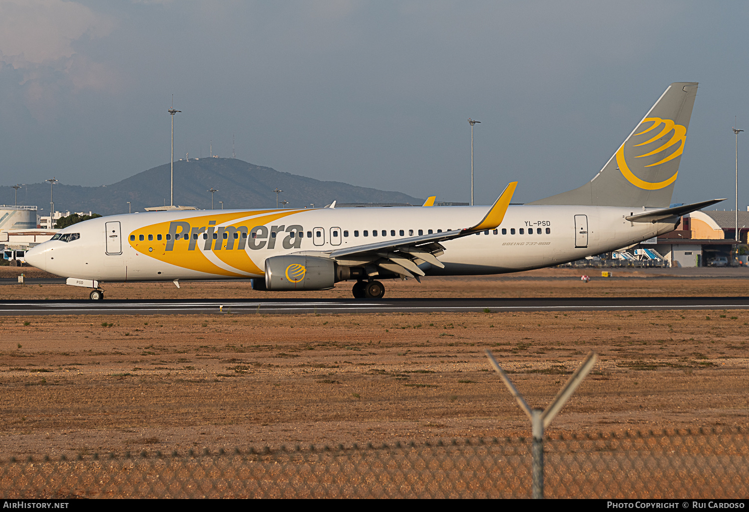 Aircraft Photo of YL-PSD | Boeing 737-86N | Primera Air | AirHistory.net #642289