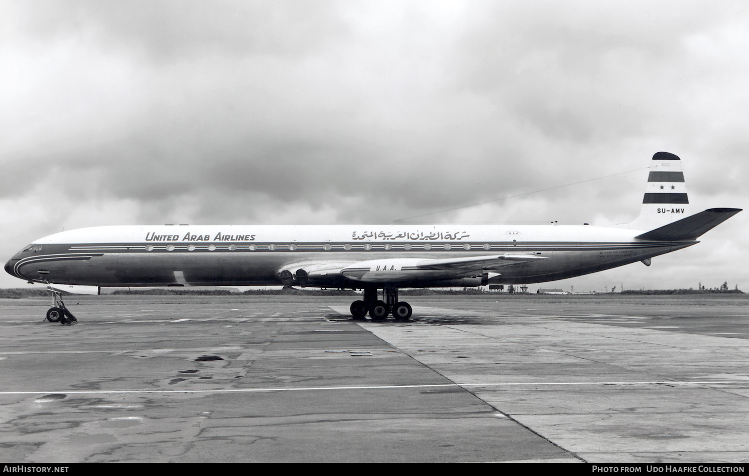 Aircraft Photo of SU-AMV | De Havilland D.H. 106 Comet 4C | United Arab Airlines - UAA | AirHistory.net #642315