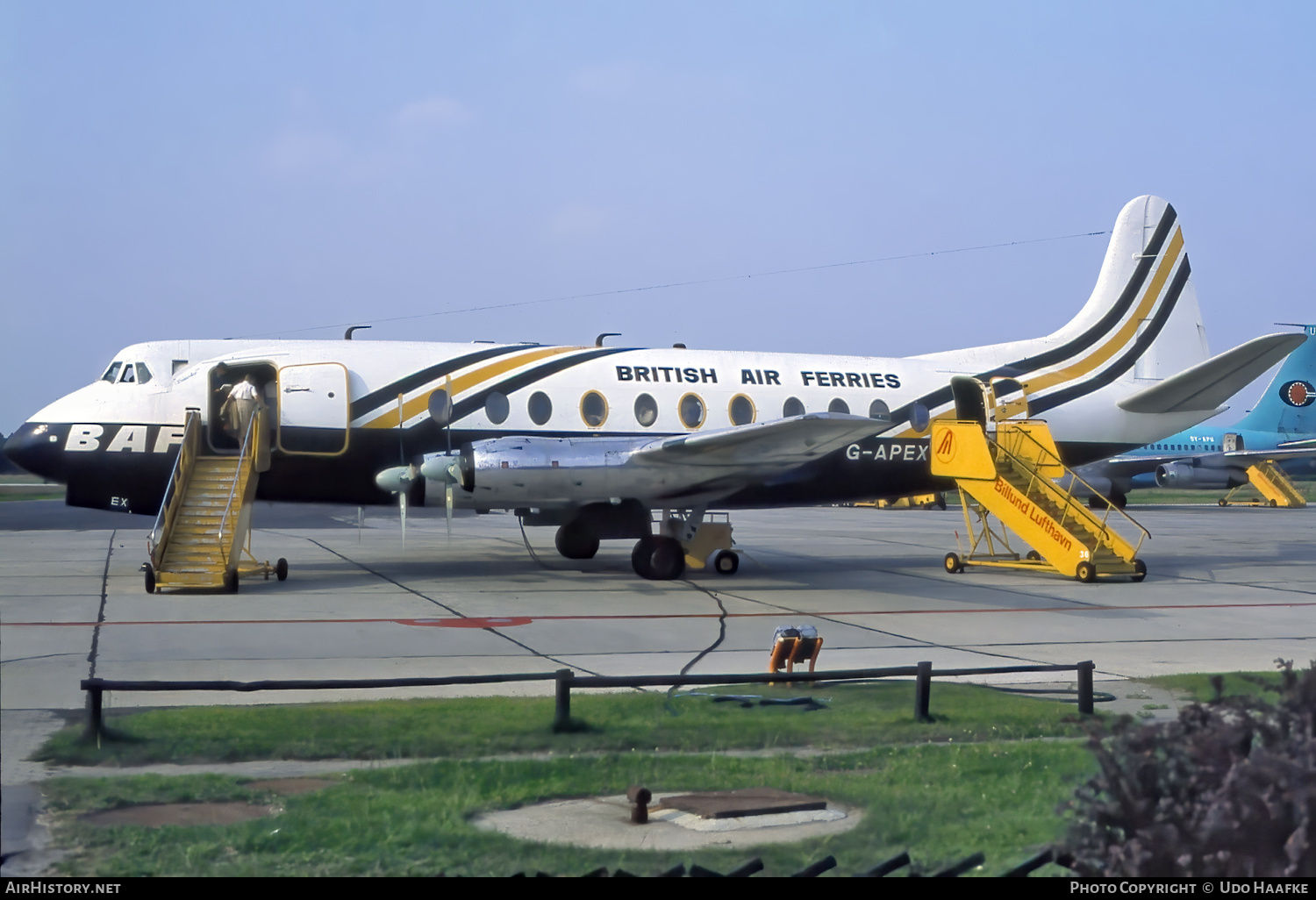 Aircraft Photo of G-APEX | Vickers 806 Viscount | British Air Ferries - BAF | AirHistory.net #642341
