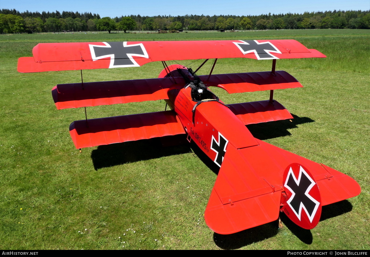 Aircraft Photo of G-DREI / 152/17 | Fokker Dr.1 (replica) | Germany - Air Force | AirHistory.net #642360