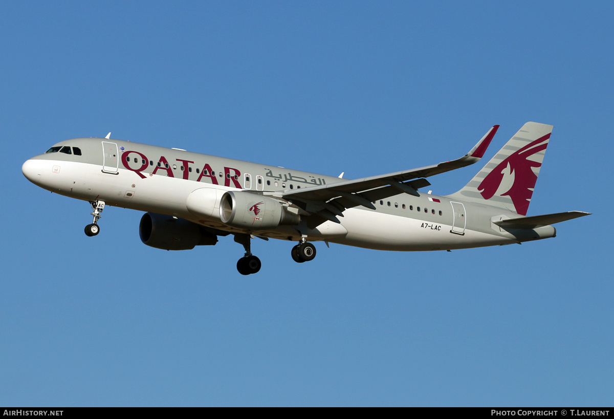 Aircraft Photo of A7-LAC | Airbus A320-214 | Qatar Airways | AirHistory.net #642364