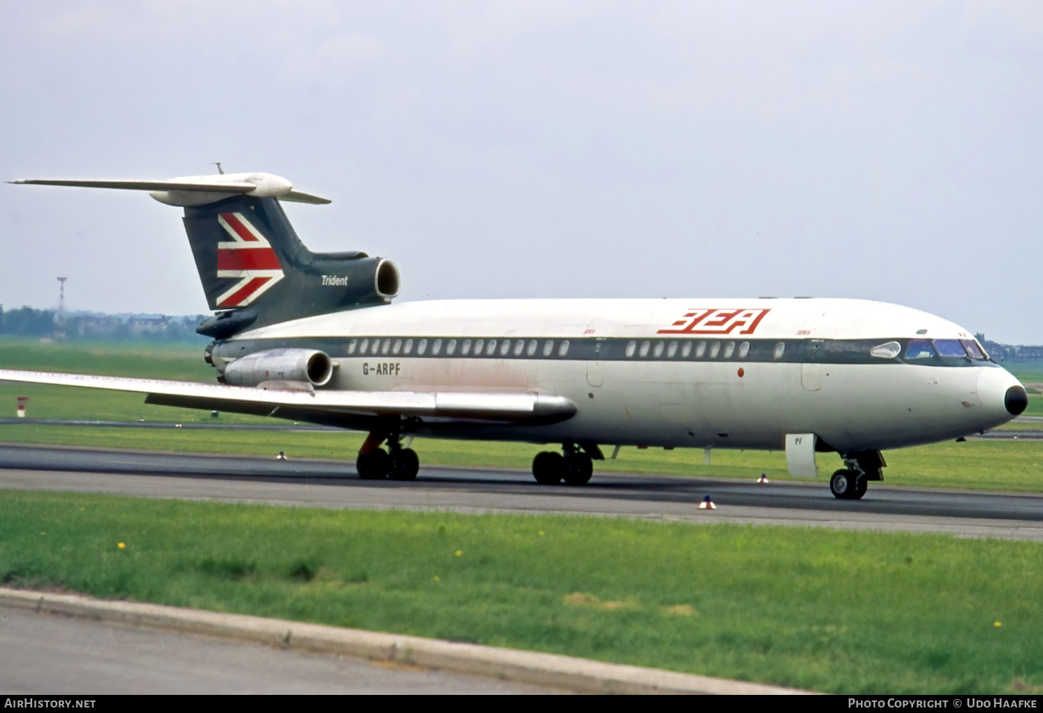 Aircraft Photo of G-ARPF | Hawker Siddeley HS-121 Trident 1C | BEA - British European Airways | AirHistory.net #642391