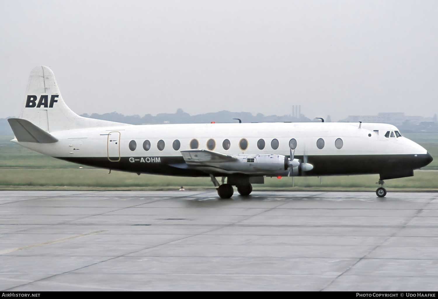 Aircraft Photo of G-AOHM | Vickers 802 Viscount | British Air Ferries - BAF | AirHistory.net #642394