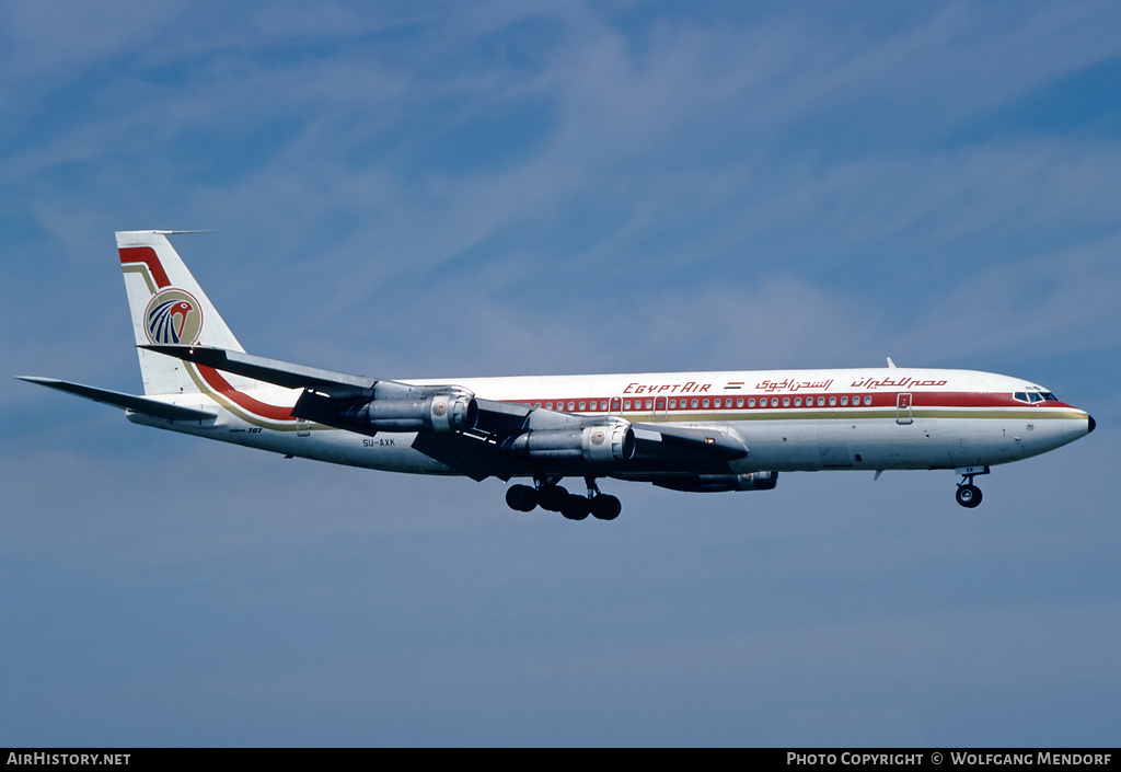 Aircraft Photo of SU-AXK | Boeing 707-366C | EgyptAir | AirHistory.net #642404