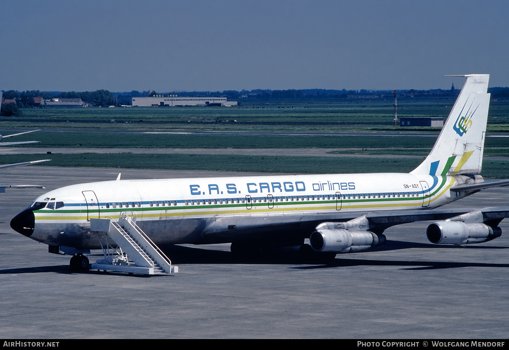 Aircraft Photo of 5N-ASY | Boeing 707-351C | EAS Cargo Airlines - Executive Aviation Services | AirHistory.net #642405