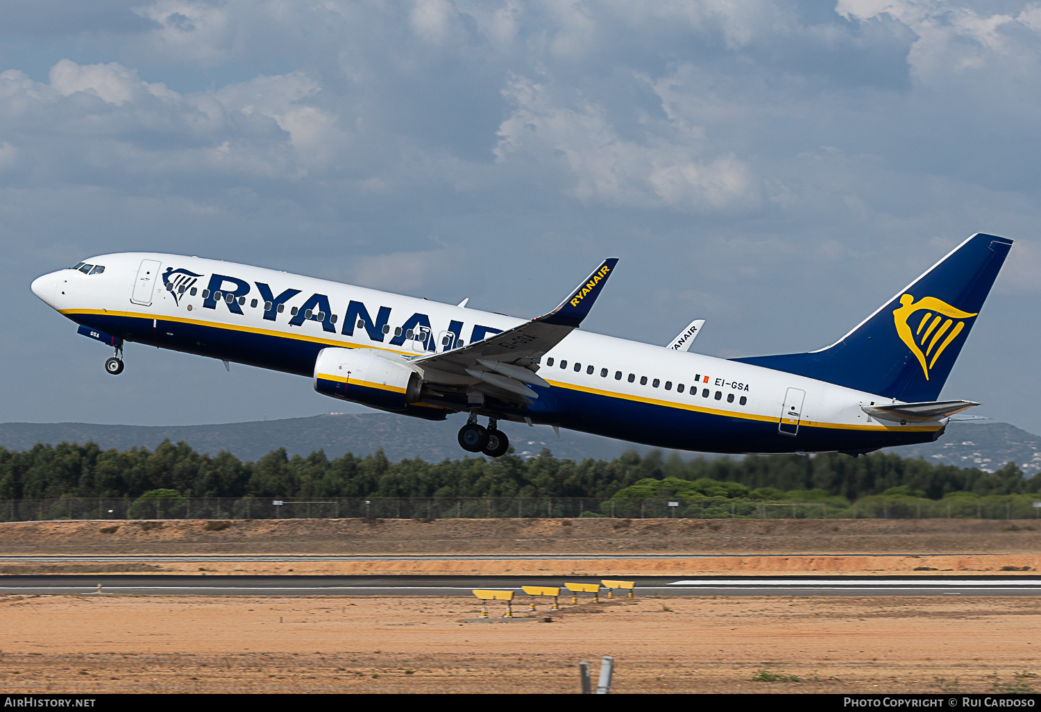 Aircraft Photo of EI-GSA | Boeing 737-800 | Ryanair | AirHistory.net #642433