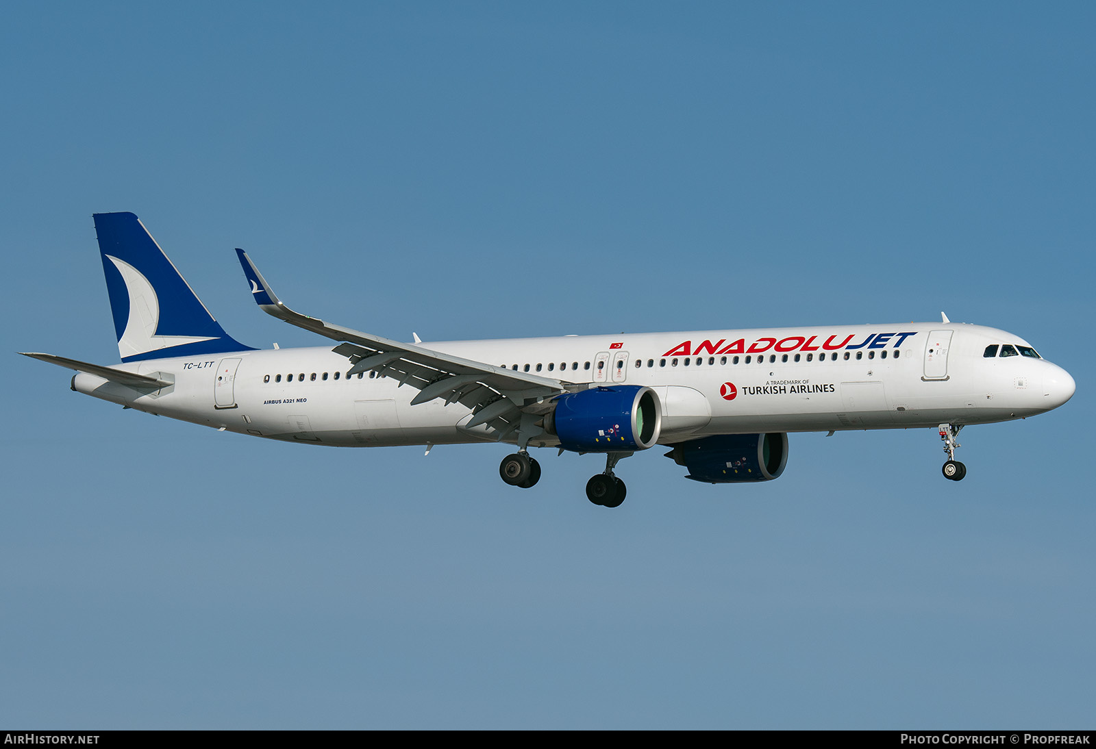 Aircraft Photo of TC-LTT | Airbus A321-271NX | AnadoluJet | AirHistory.net #642449