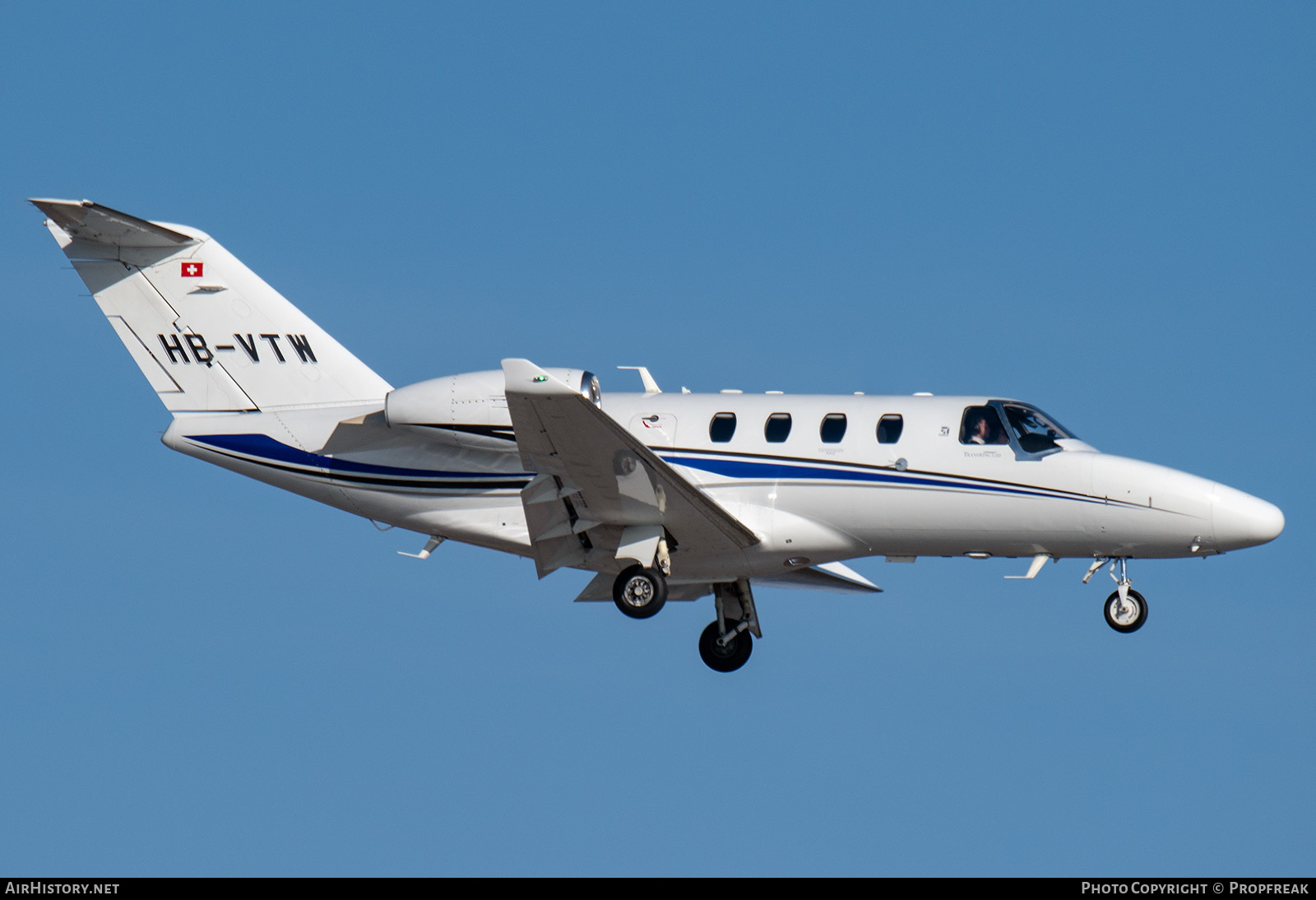 Aircraft Photo of HB-VTW | Cessna 525 CitationJet M2 | AirHistory.net #642456