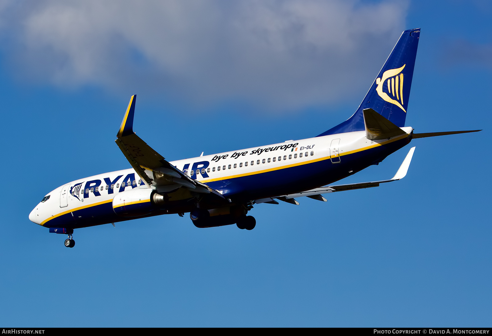 Aircraft Photo of EI-DLF | Boeing 737-8AS | Ryanair | AirHistory.net #642464