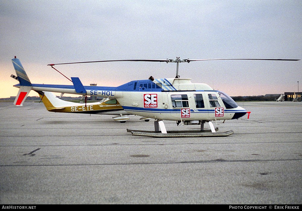 Aircraft Photo of SE-HOL | Bell 206L-1 LongRanger II | Helikopter Service | AirHistory.net #642473