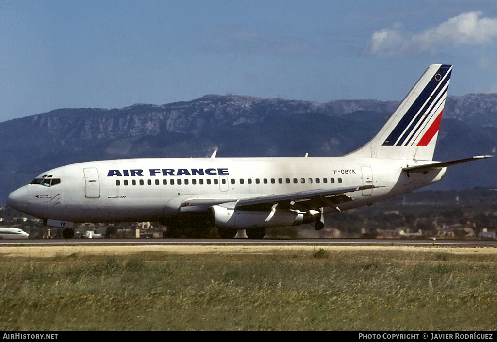 Aircraft Photo of F-GBYK | Boeing 737-228/Adv | Air France | AirHistory.net #642478