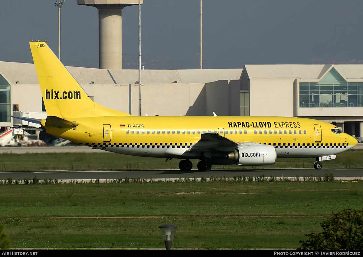 Aircraft Photo of D-AGEQ | Boeing 737-75B | Hapag-Lloyd Express | AirHistory.net #642480