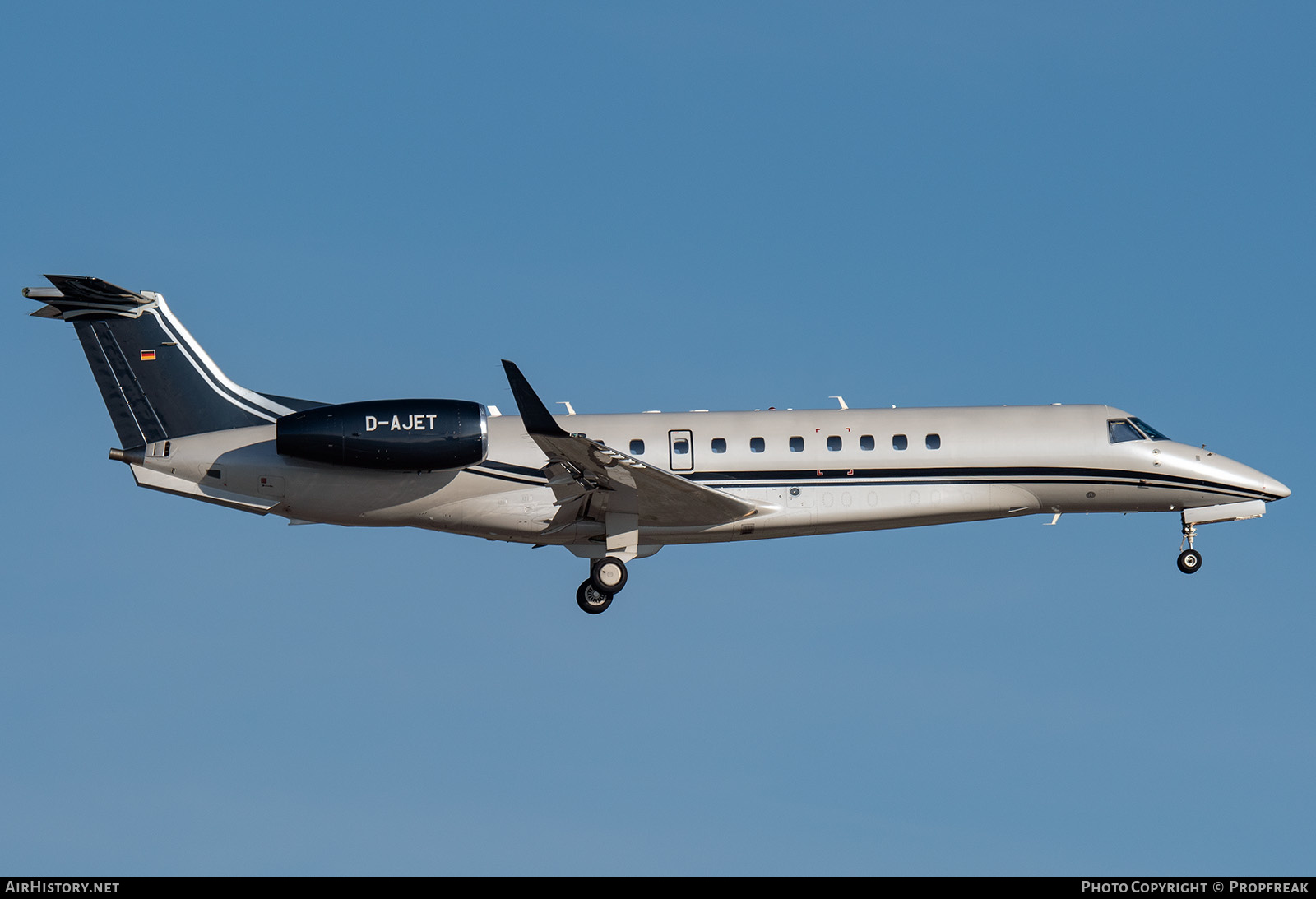 Aircraft Photo of D-AJET | Embraer Legacy 650 (EMB-135BJ) | Air Hamburg | AirHistory.net #642484