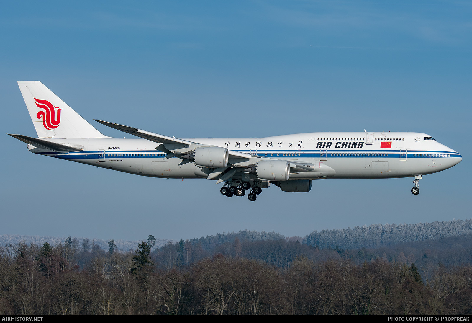 Aircraft Photo of B-2480 | Boeing 747-89L | Air China | AirHistory.net #642485