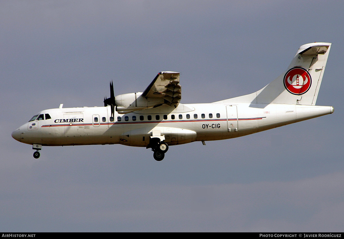 Aircraft Photo of OY-CIG | ATR ATR-42-300 | Cimber Air | AirHistory.net #642490