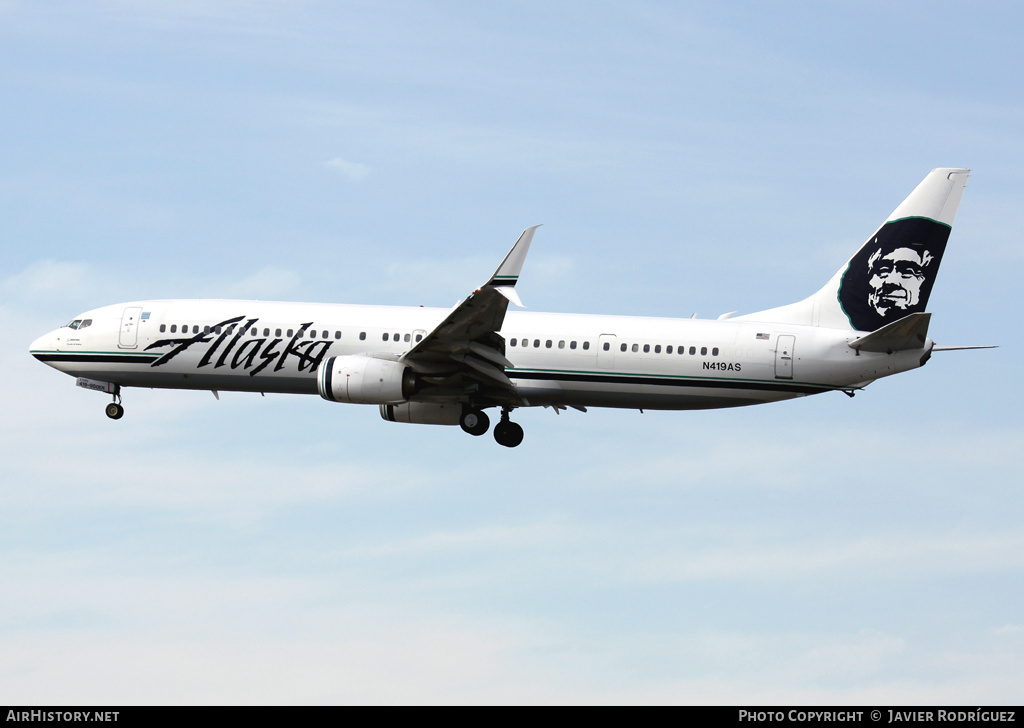 Aircraft Photo of N419AS | Boeing 737-990/ER | Alaska Airlines | AirHistory.net #642498