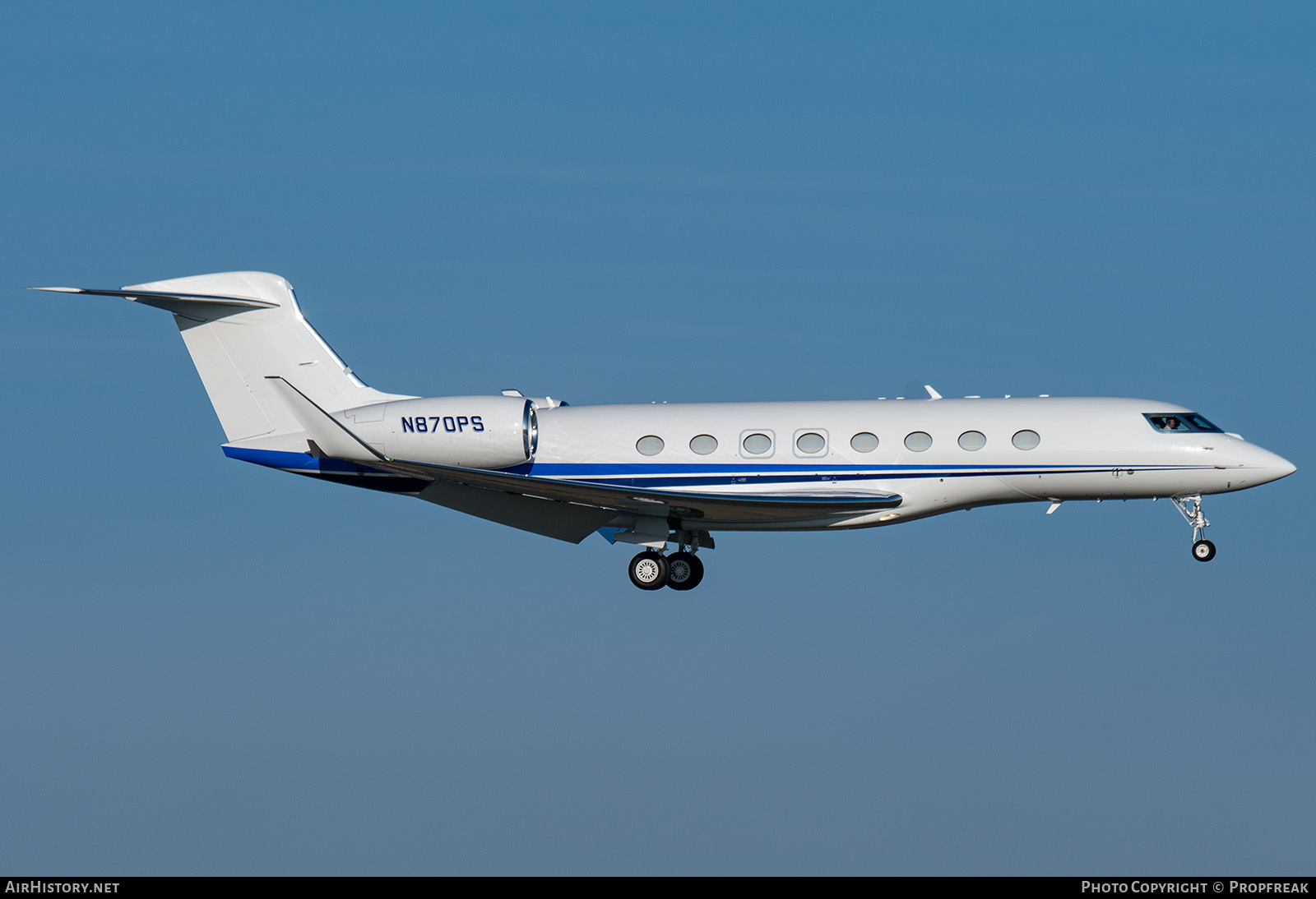 Aircraft Photo of N870PS | Gulfstream Aerospace G650ER (G-VI) | AirHistory.net #642501
