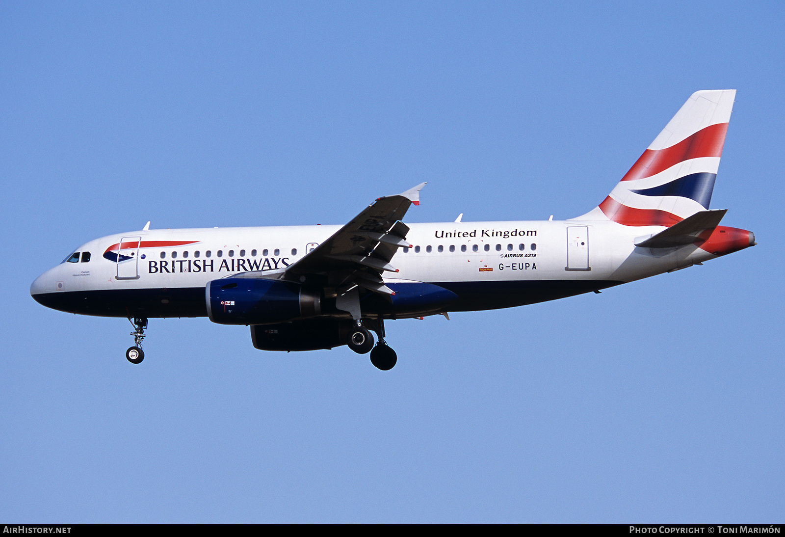 Aircraft Photo of G-EUPA | Airbus A319-131 | British Airways | AirHistory.net #642508
