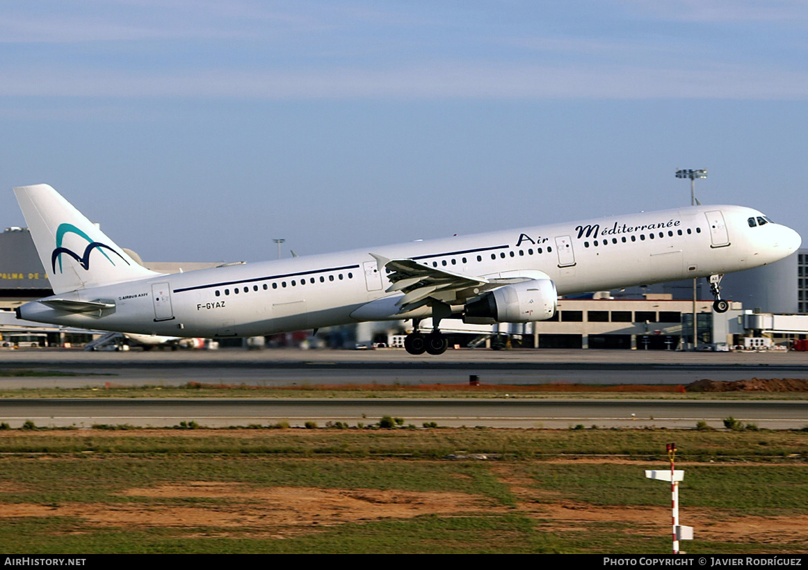 Aircraft Photo of F-GYAZ | Airbus A321-111 | Air Méditerranée | AirHistory.net #642515