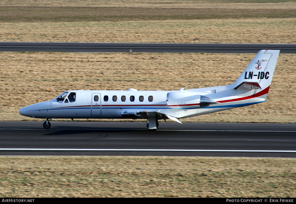 Aircraft Photo of LN-IDC | Cessna 560 Citation Encore | Hesnes Air | AirHistory.net #642525