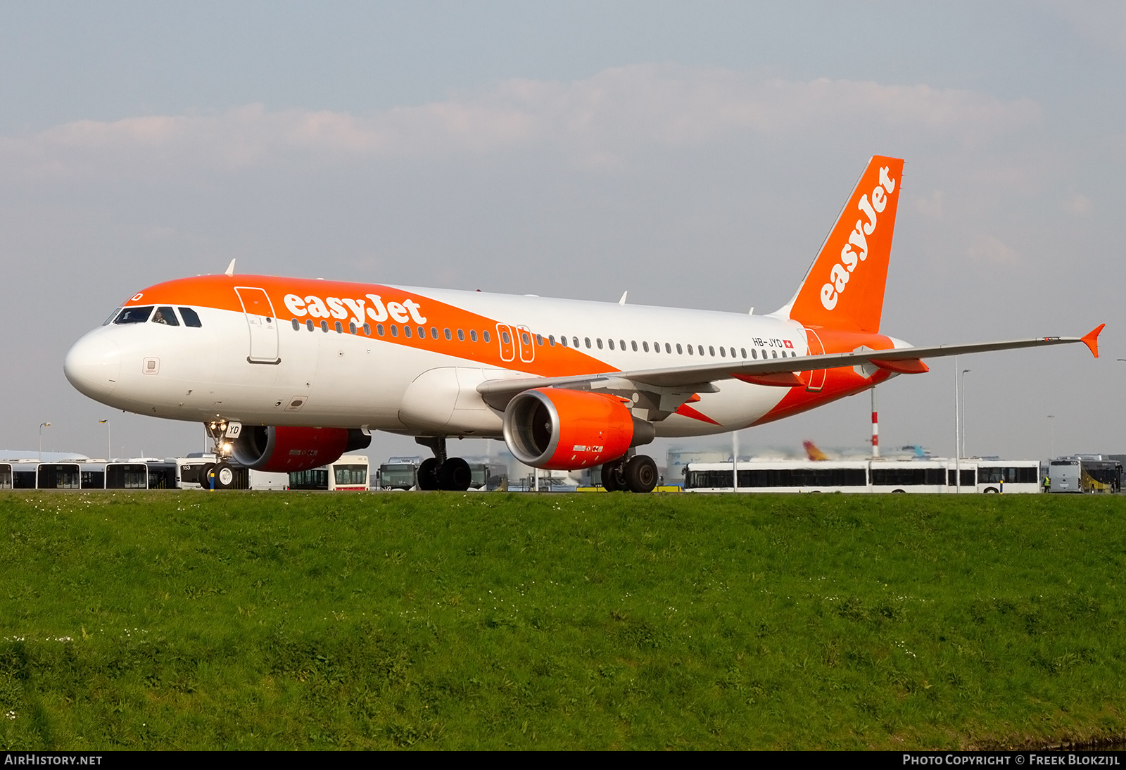 Aircraft Photo of HB-JYD | Airbus A320-214 | EasyJet | AirHistory.net #642553