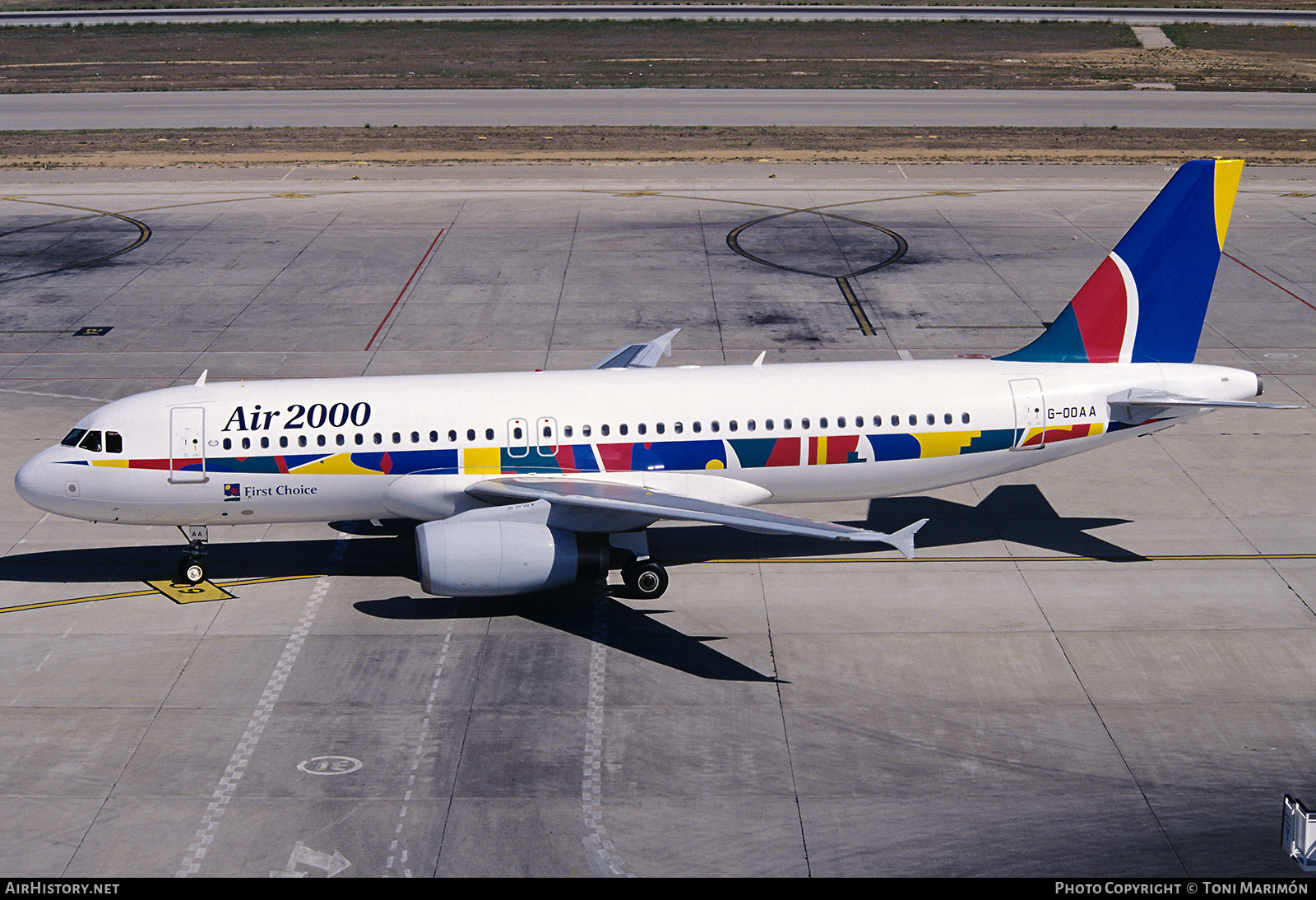 Aircraft Photo of G-OOAA | Airbus A320-231 | Air 2000 | AirHistory.net #642555