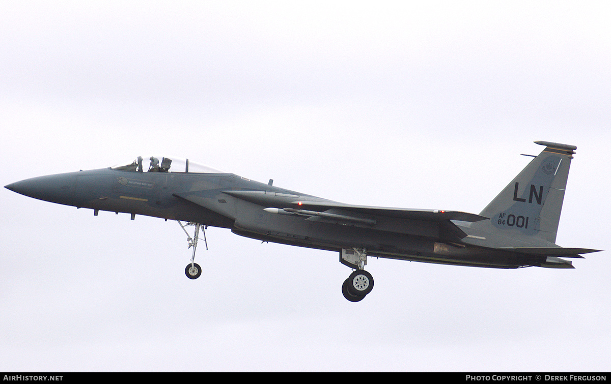 Aircraft Photo of 84-0001 / AF84-001 | McDonnell Douglas F-15C Eagle | USA - Air Force | AirHistory.net #642558