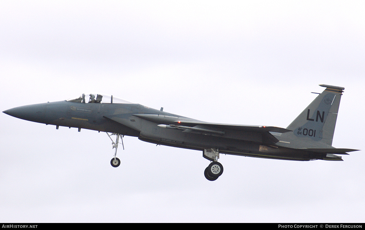 Aircraft Photo of 84-0001 | McDonnell Douglas F-15C Eagle | USA - Air Force | AirHistory.net #642558