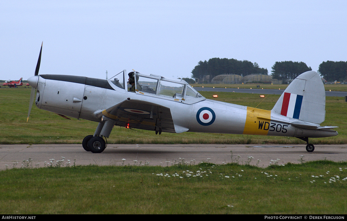 Aircraft Photo of G-ARGG / WD305 | De Havilland DHC-1 Chipmunk Mk22 | UK - Air Force | AirHistory.net #642559