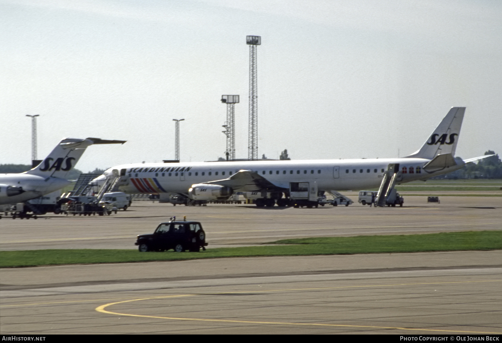 Aircraft Photo of OY-KTG | McDonnell Douglas DC-8-63PF | Scandinavian Airlines - SAS | AirHistory.net #642609