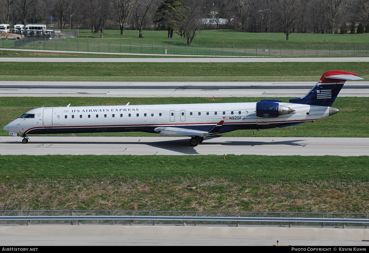 Aircraft Photo of N920FJ | Bombardier CRJ-900ER (CL-600-2D24) | US Airways Express | AirHistory.net #642645