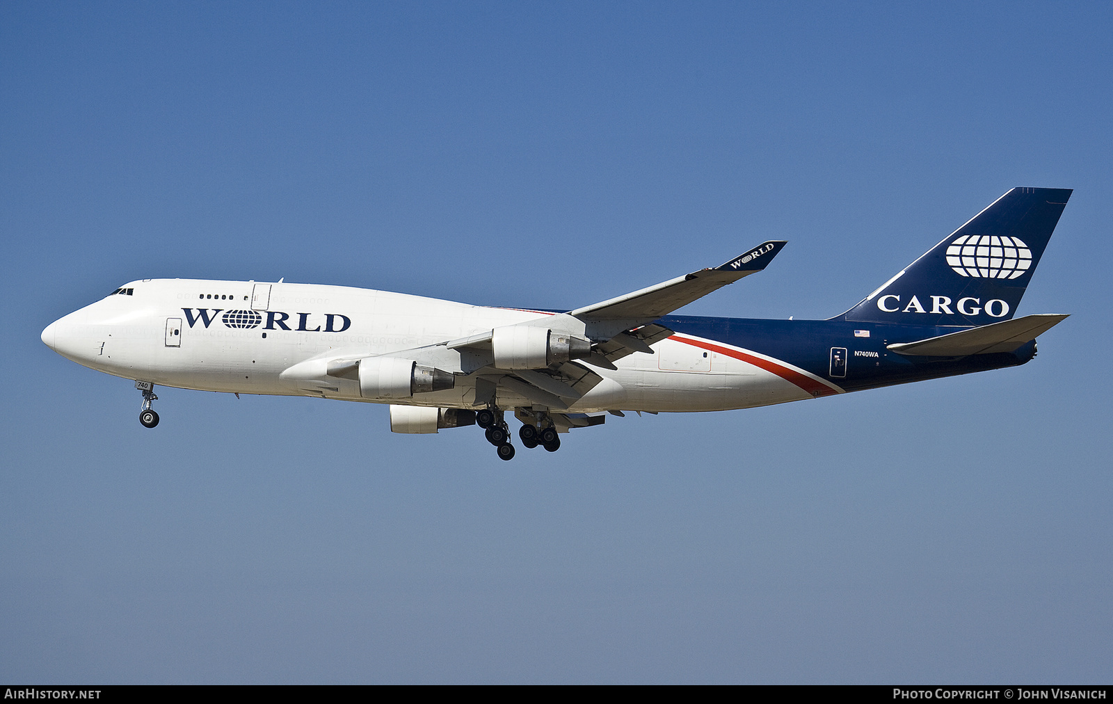 Aircraft Photo of N740WA | Boeing 747-4H6(BDSF) | World Airways | AirHistory.net #642657