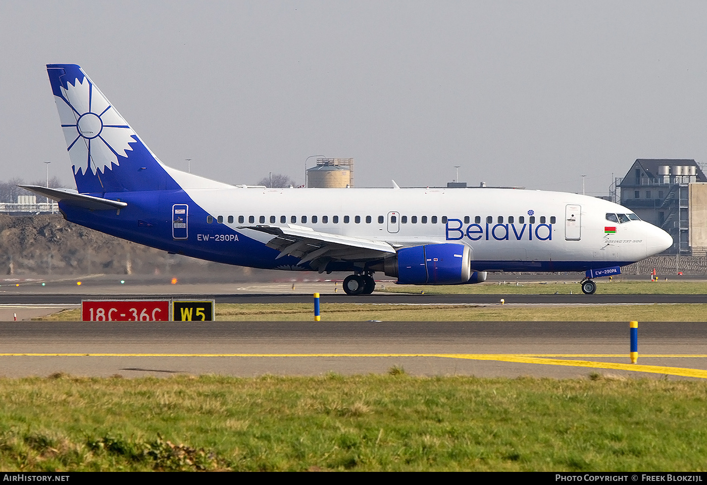 Aircraft Photo of EW-290PA | Boeing 737-5Q8 | Belavia | AirHistory.net #642677