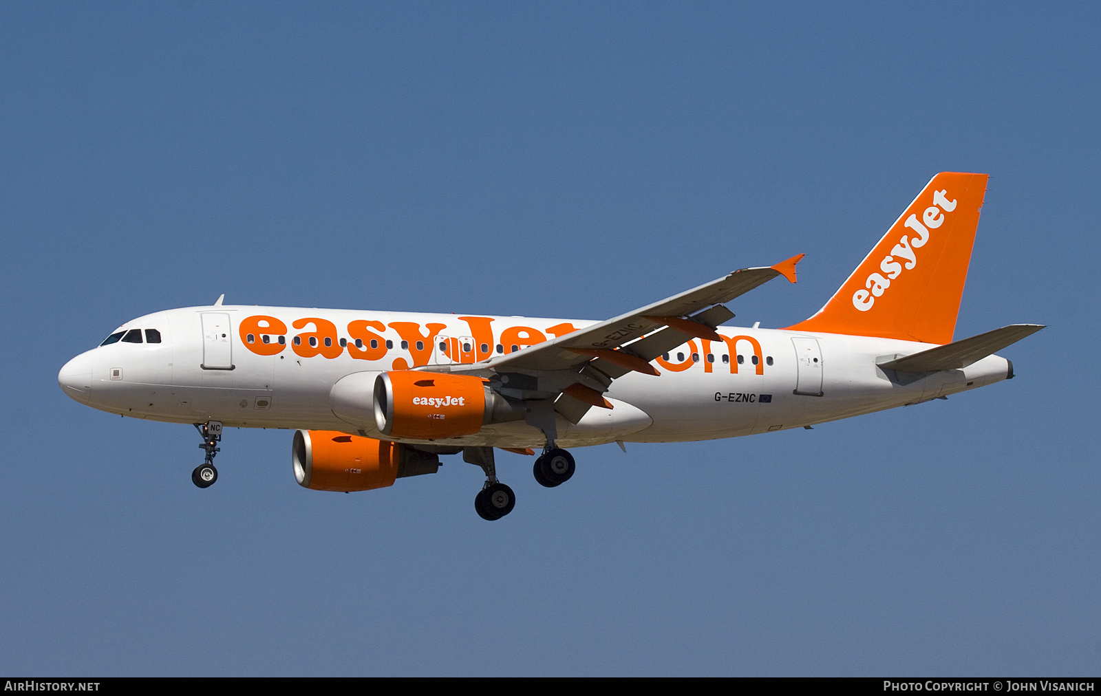 Aircraft Photo of G-EZNC | Airbus A319-111 | EasyJet | AirHistory.net #642680