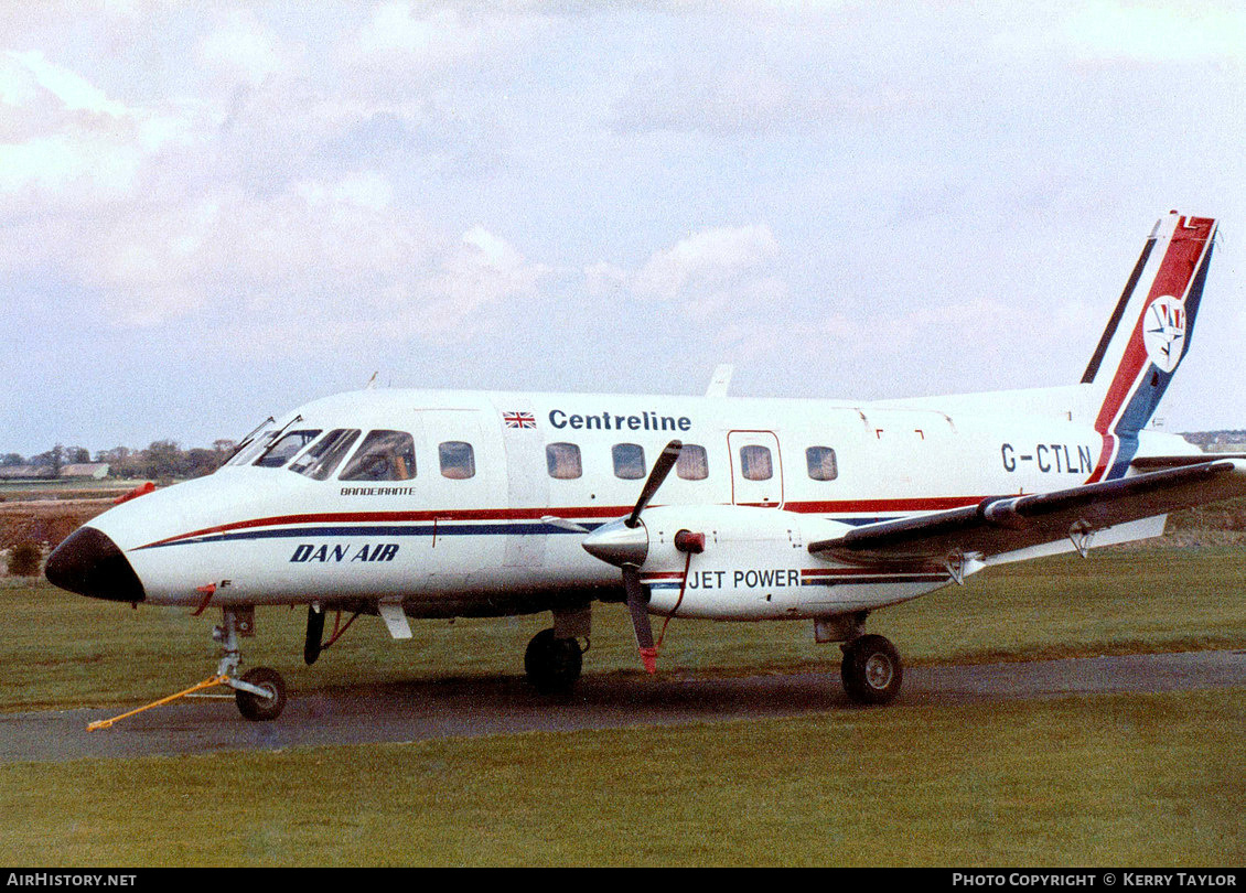 Aircraft Photo of G-CTLN | Embraer EMB-110P1 Bandeirante | Dan-Air London | AirHistory.net #642714