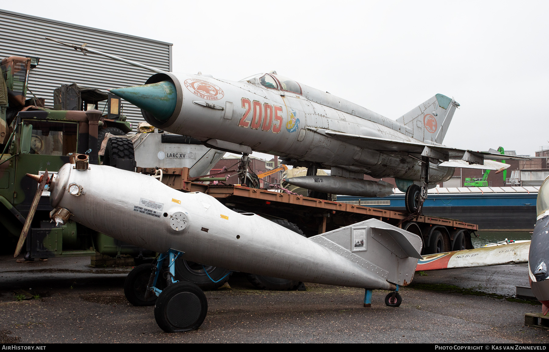 Aircraft Photo of 2005 | Mikoyan-Gurevich MiG-21M | ValkenPower Dumpstore | AirHistory.net #642724