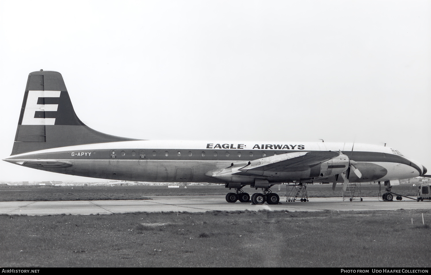 Aircraft Photo of G-APYY | Bristol 175 Britannia 318 | Eagle Airways | AirHistory.net #642728