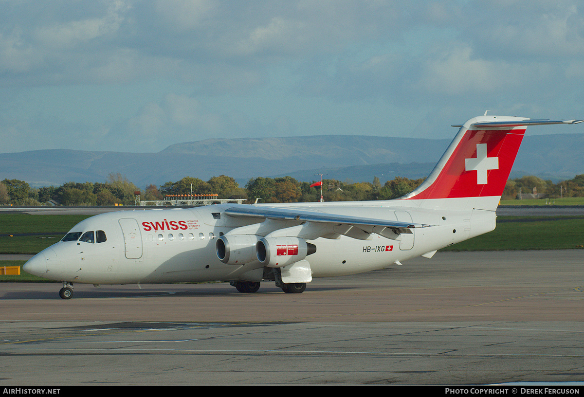 Aircraft Photo of HB-IXG | British Aerospace Avro 146-RJ85 | Swiss International Air Lines | AirHistory.net #642746