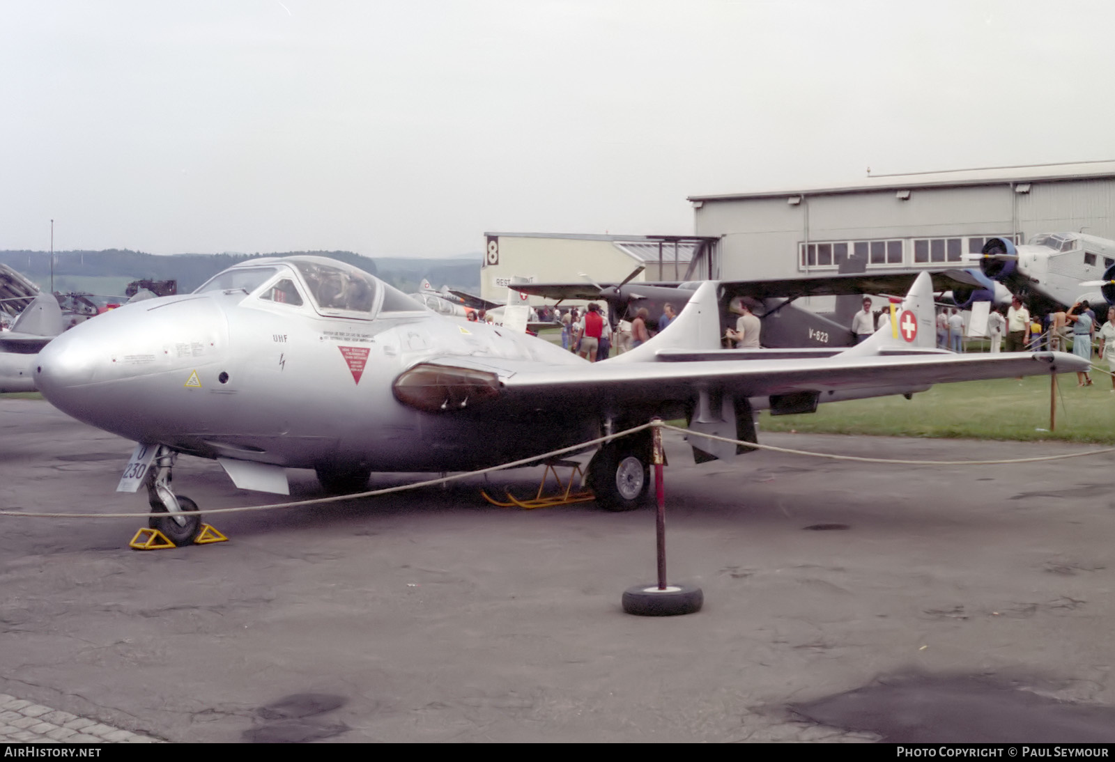Aircraft Photo of U-1230 | De Havilland D.H. 115 Vampire T55 | Switzerland - Air Force | AirHistory.net #642755