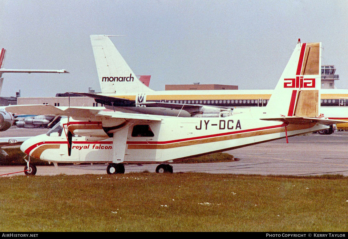 Aircraft Photo of JY-DCA | Britten-Norman BN-2B-21 Islander | Alia - The Royal Jordanian Airline | AirHistory.net #642773