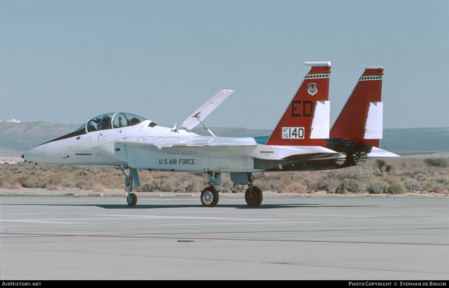 Aircraft Photo of 76-0140 / AF76-140 | McDonnell Douglas F-15B Eagle | USA - Air Force | AirHistory.net #642788