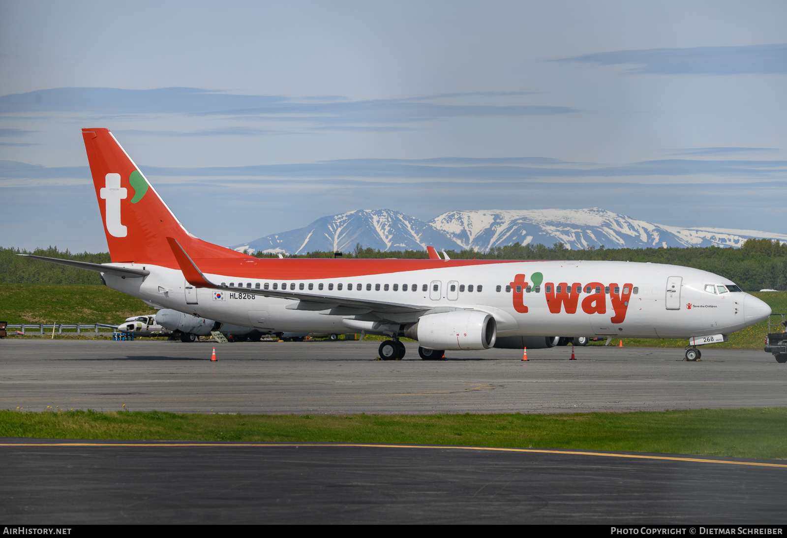 Aircraft Photo of HL8268 | Boeing 737-83N | T'way Air | AirHistory.net #642821