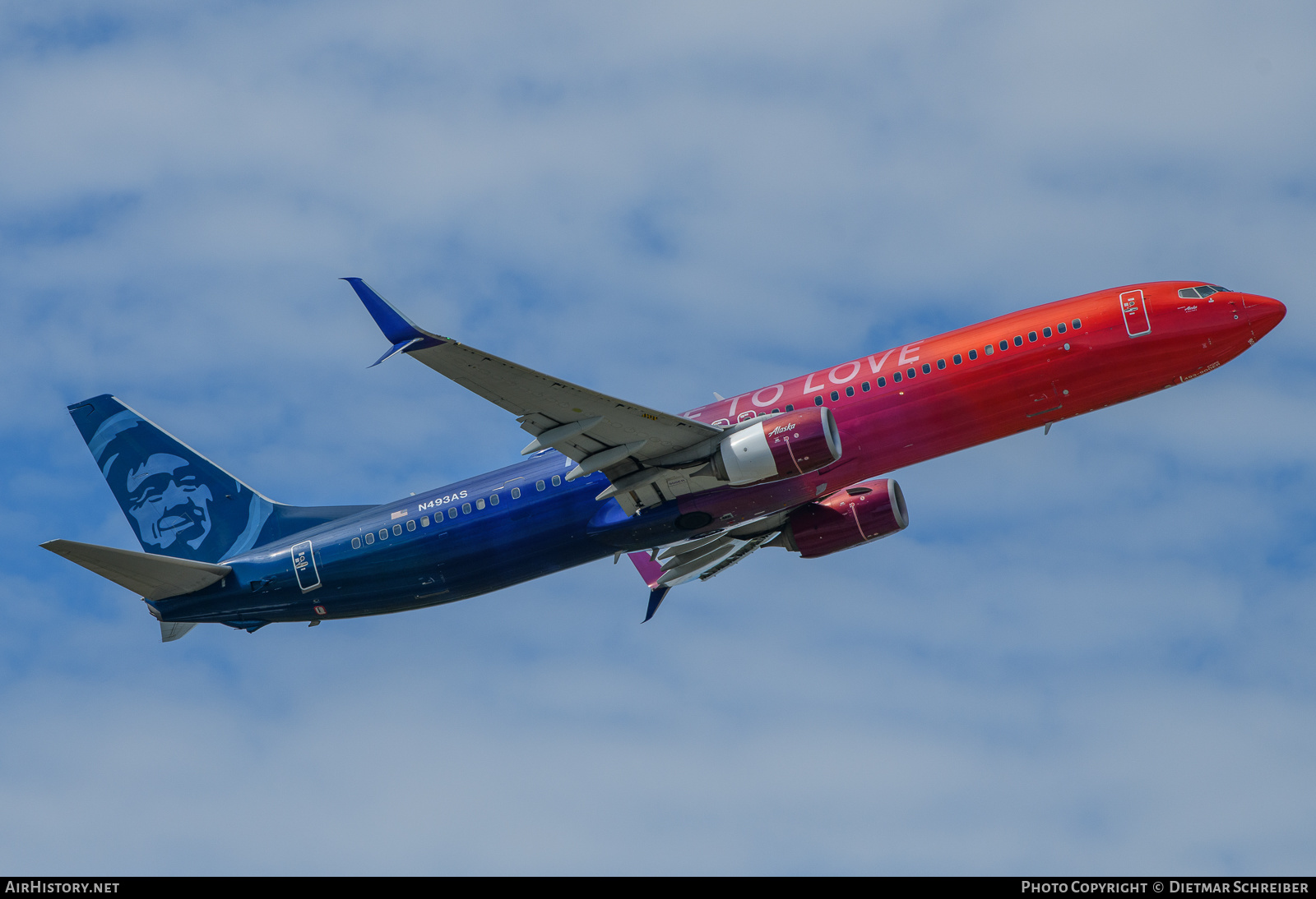 Aircraft Photo of N493AS | Boeing 737-990/ER | Alaska Airlines | AirHistory.net #642825