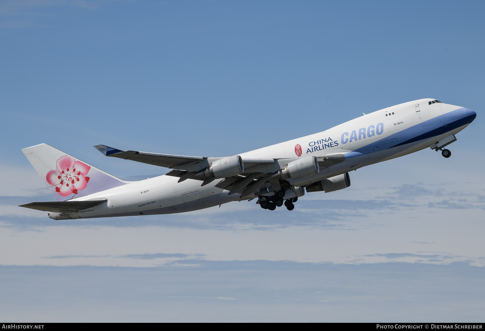 Aircraft Photo of B-18711 | Boeing 747-409F/SCD | China Airlines Cargo | AirHistory.net #642838