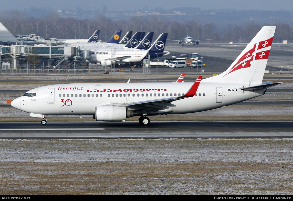 Aircraft Photo of 4L-GTI | Boeing 737-7CT | Georgian Airways | AirHistory.net #642866