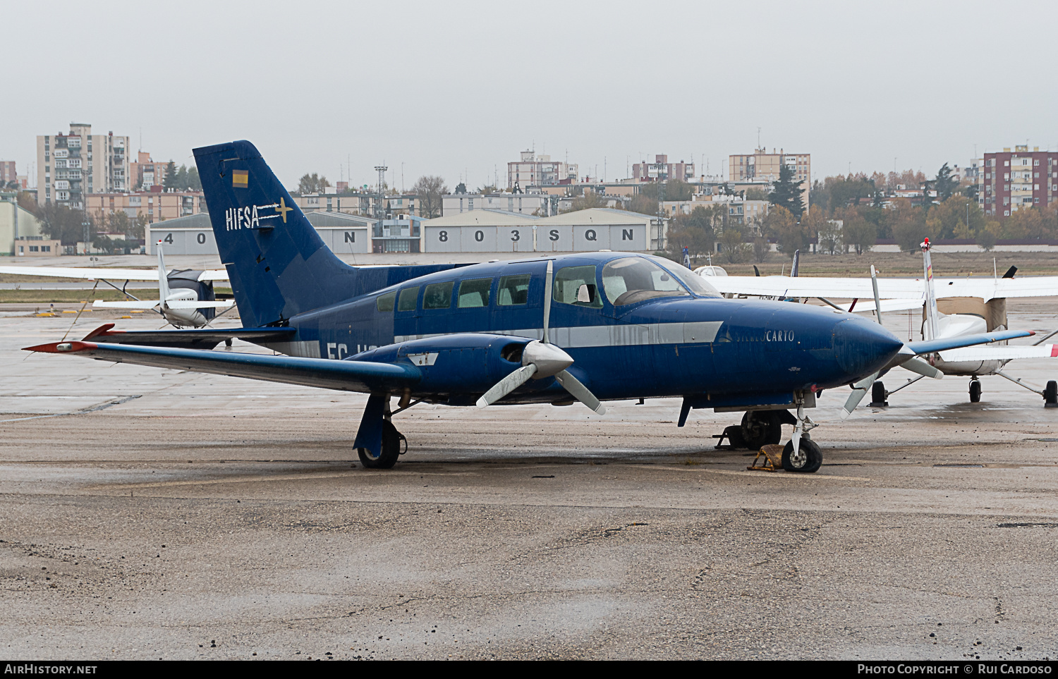 Aircraft Photo of EC-HSI | Cessna 402C | HIFSA - Heli-Ibérica Fotogrametría Sensores Aéreos | AirHistory.net #642889