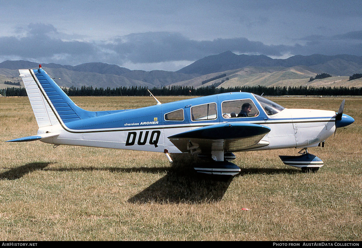 Aircraft Photo of ZK-DUQ / DUQ | Piper PA-28-180 Cherokee Archer | AirHistory.net #642935