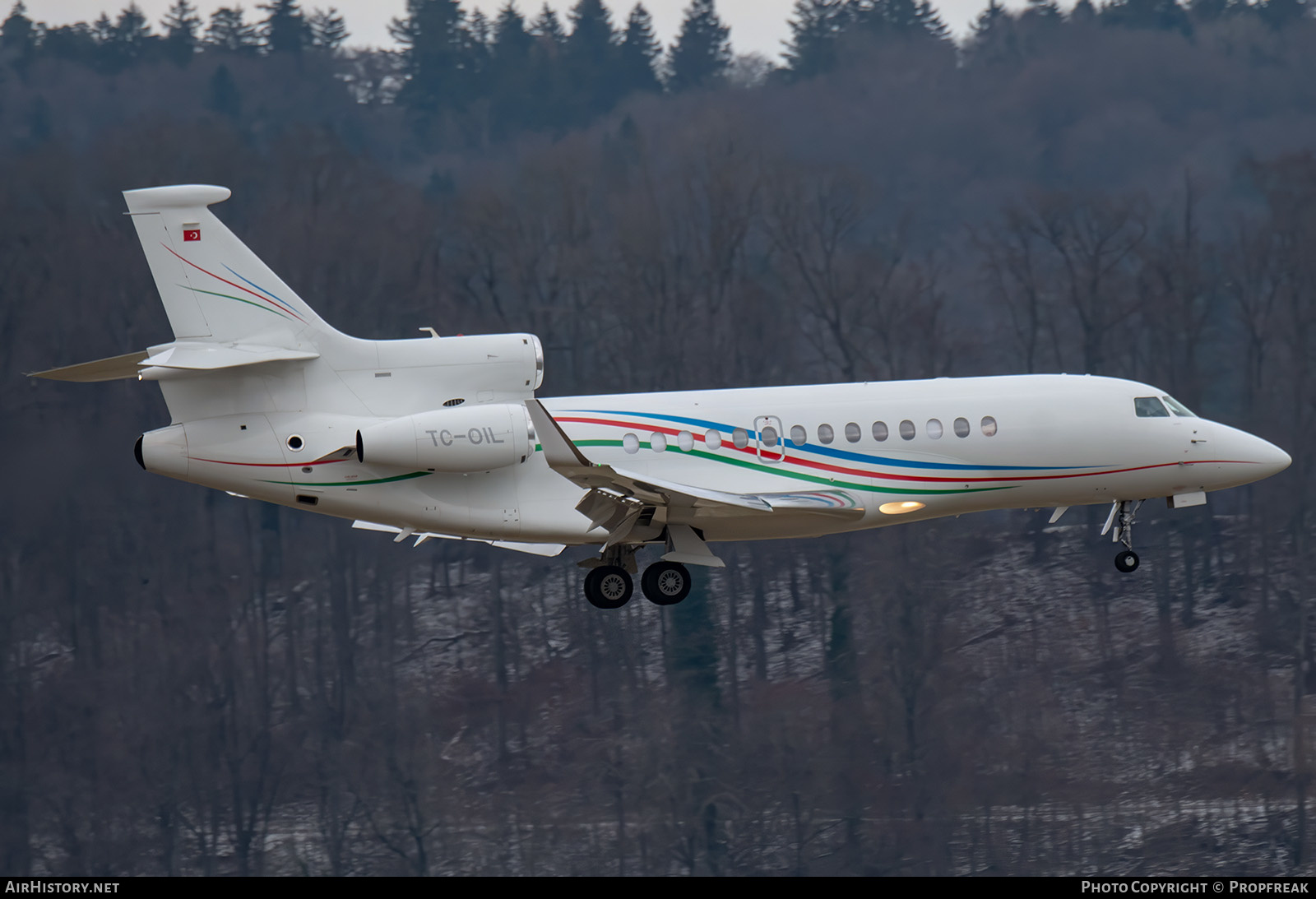 Aircraft Photo of TC-OIL | Dassault Falcon 7X | SOCAR | AirHistory.net #642937