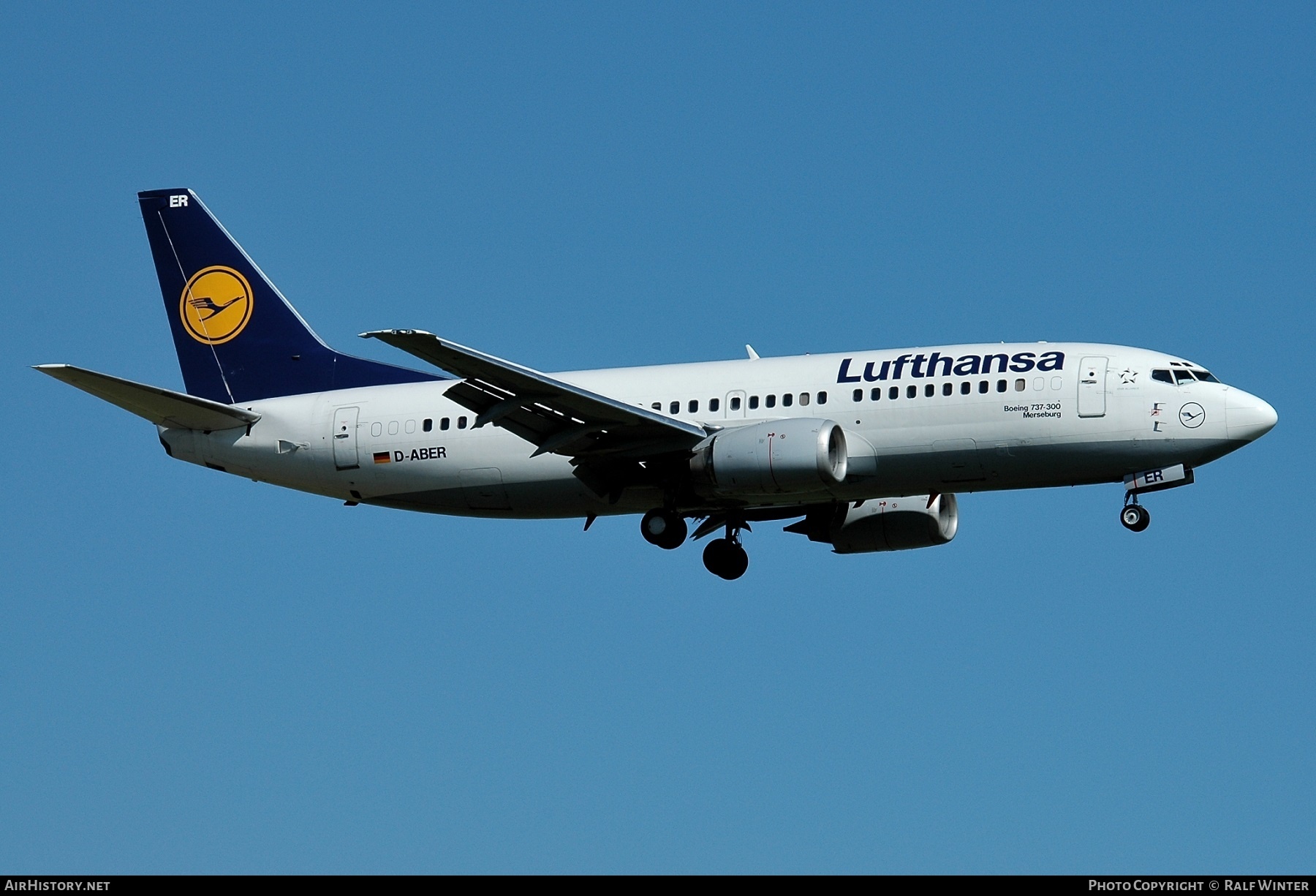 Aircraft Photo of D-ABER | Boeing 737-330 | Lufthansa | AirHistory.net #642960